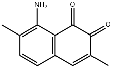 1,2-Naphthalenedione, 8-amino-3,7-dimethyl- (9CI) Structure
