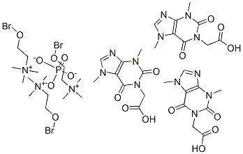 1-Theobromineacetic acid bromcholine phosphate Structure