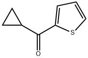 シクロプロピル 2-チエニル ケトン 化学構造式