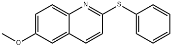 methyl 2-phenylthio-6-quinolyl ether Structure