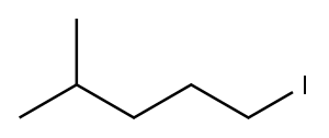 1-碘-4-甲基戊烷 结构式