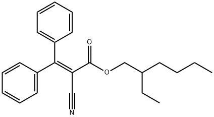 2-에틸헥실-2-시아노-3,3-디페닐아크릴산 염