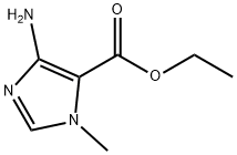 4-氨基-1-甲基-1H-咪唑-5-甲酸乙酯 结构式