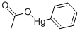 酢酸フェニル水銀 化学構造式