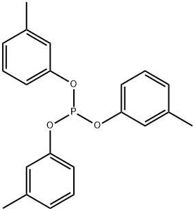 Phosphorous acid tris(m-methylphenyl) ester Struktur
