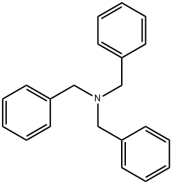 トリベンジルアミン 化学構造式