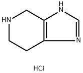 4,5,6,7-テトラヒドロ-3H-イミダゾ[4,5-C]ピリジン DIHCL 化学構造式
