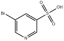 5-溴砒啶-3-磺酸 结构式