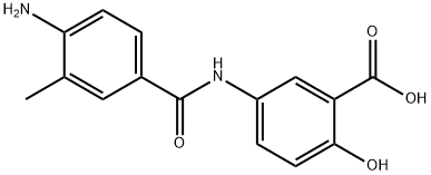 3-methyl-4-amino-3'-carboxy-4'-hydroxybenzanilide Structure