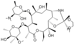 ジリスロマイシン 化学構造式