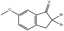 2,2-DIBROMO-6-METHOXY-1-INDANONE Structure