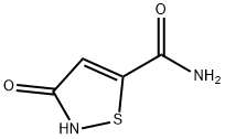 3-ヒドロキシイソチアゾール-5-カルボン酸 化学構造式