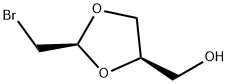CIS-2-(BROMOMETHYL)-1,3-DIOXOLANE-4-METHANOL 结构式