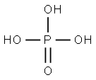 リン酸 化学構造式