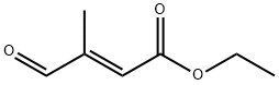3-甲酰-2-丁烯酸乙酯 结构式