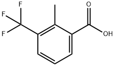 2-メチル-3-トリフルオロメチル安息香酸 化学構造式