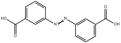 偶氮苯-3,3-二羧酸 结构式