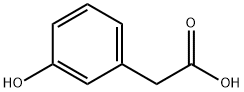 3-ヒドロキシフェニル酢酸 化学構造式