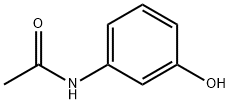 N-(3-羟基苯基)乙酰胺 结构式
