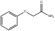フェノキシアセトアミド 化学構造式