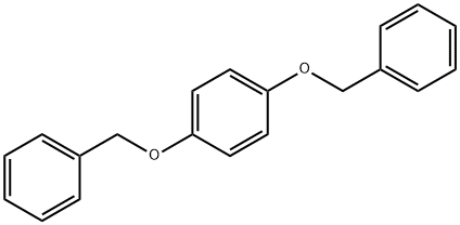 1,4-ジベンジルオキシベンゼン 化学構造式