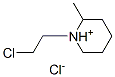 1-(2-chloroethyl)-2-methylpiperidinium chloride 结构式