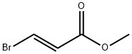 (E)-3-ブロモプロペン酸メチル 化学構造式