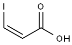 (Z)-(3)-ヨードアクリル酸 化学構造式