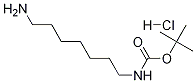 CarbaMic acid, (7-aMinoheptyl)-, 1,1-diMethylethyl ester, Monohydrochloride 结构式