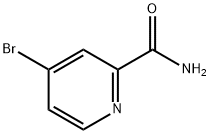4-ブロモ-2-ピリジンカルボキサミド 化学構造式