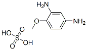 2,4-二氨基苯甲醚硫酸盐, 6219-67-6, 结构式
