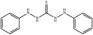 二苯基硫代卡巴肼, 622-03-7, 结构式
