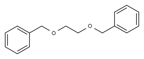 エチレン  グリコール  ジベンジル  エーテル 化学構造式