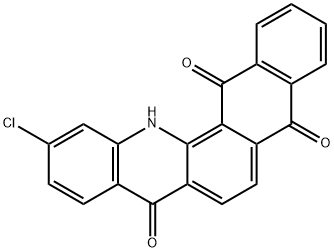 11-Chloronaphth[2,3-c]acridine-5,8,14(13H)-trione 结构式