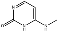 6-(甲基氨基)嘧啶-2(1H)-酮 结构式