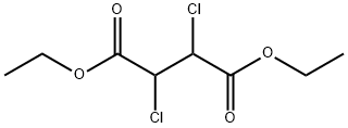 Diethyl 2,3-dichlorobutanedioate Struktur