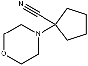 Cyclopentanecarbonitrile, 1-(4-morpholinyl)- (9CI) Struktur