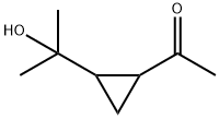 1-[2-(1-Hydroxy-1-methylethyl)cyclopropyl]ethanone Structure