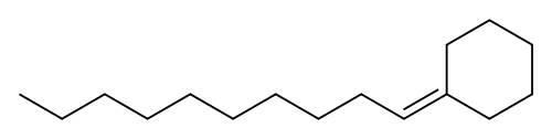 Decylidenecyclohexane 结构式