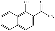1-ヒドロキシ-2-ナフタレンカルボアミド 化学構造式