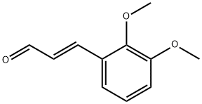 2,3-二甲氧基肉桂醛, 62378-68-1, 结构式
