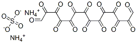 azanium 1-tetradecoxytetradecane sulfate Structure