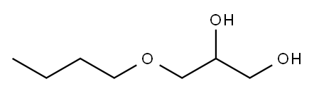 3-butoxypropane-1,2-diol Struktur