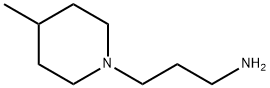 Nアミノプロピル4ピペコリン 化学構造式