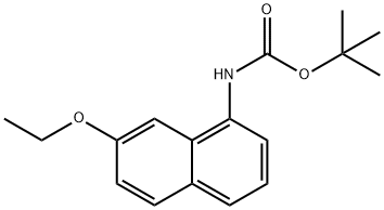 tert-butyl 7-ethoxynaphthalen-1-ylcarbaMate Structure