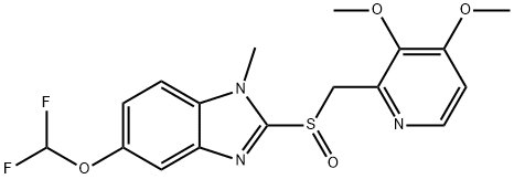 泮托拉唑相关物质D和F混合物, 624742-53-6, 结构式