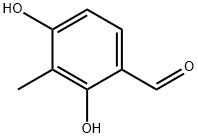 2,4-Dihydroxy-3-methylbenzaldehyde Struktur