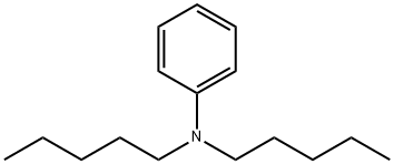 N,N-ジペンチルアニリン 化学構造式