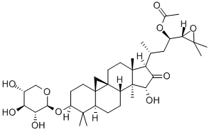 23-O-アセチルシェングマノール-3-O-β-D-キシロシド 化学構造式