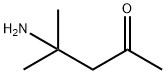 4-メチル-4-アミノペンタン-2-オン 化学構造式